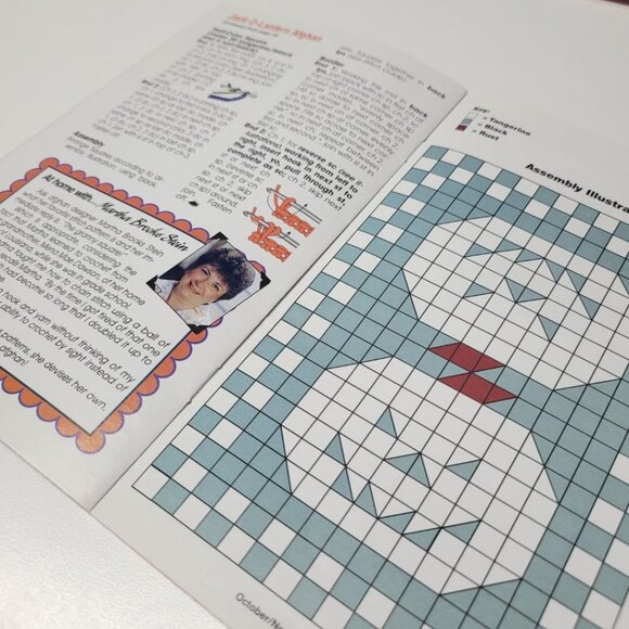 Annies Crochet To Go 1999 No 119 Halloween Jack-o-Lantern Crafting Blanket Fall - Picture 7 of 10